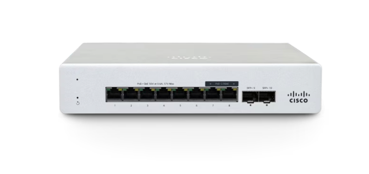 Cisco Meraki スイッチ Cisco Meraki MS130-8P Switch PoE+ | MerakiShop.nl - MerakiShop