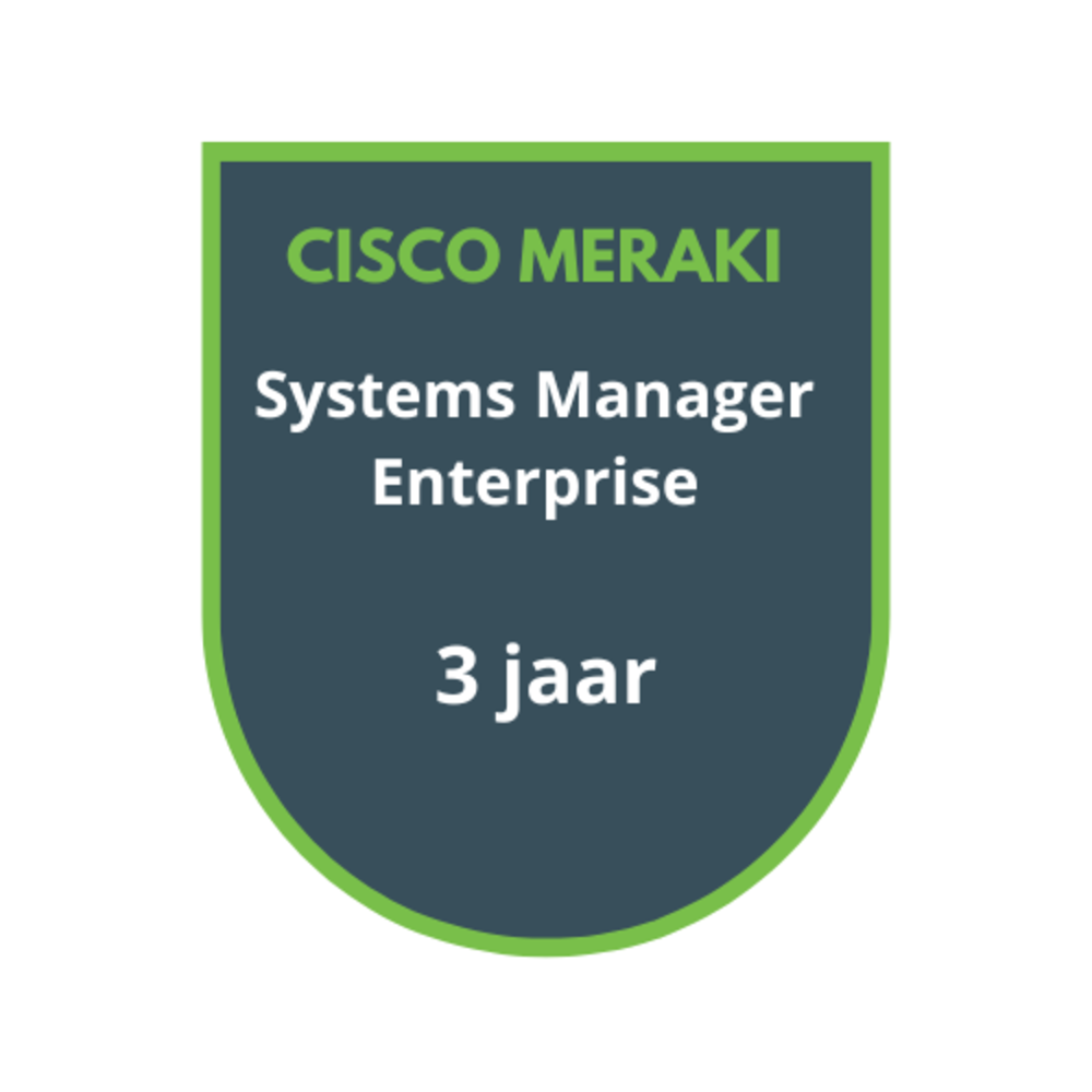 Cisco Meraki Systems Manager Enterprise Device Licentie, 3YR