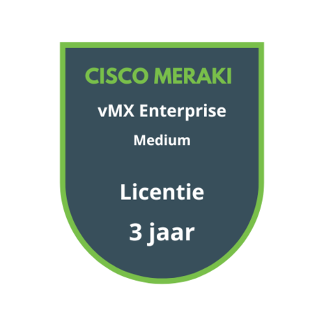 Cisco Meraki vMX Enterprise License Medium 5 jaar
