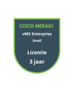 Cisco Meraki vMX Enterprise License Small 5 jaar Cisco Meraki vMX Enterprise License Small 5 jaar