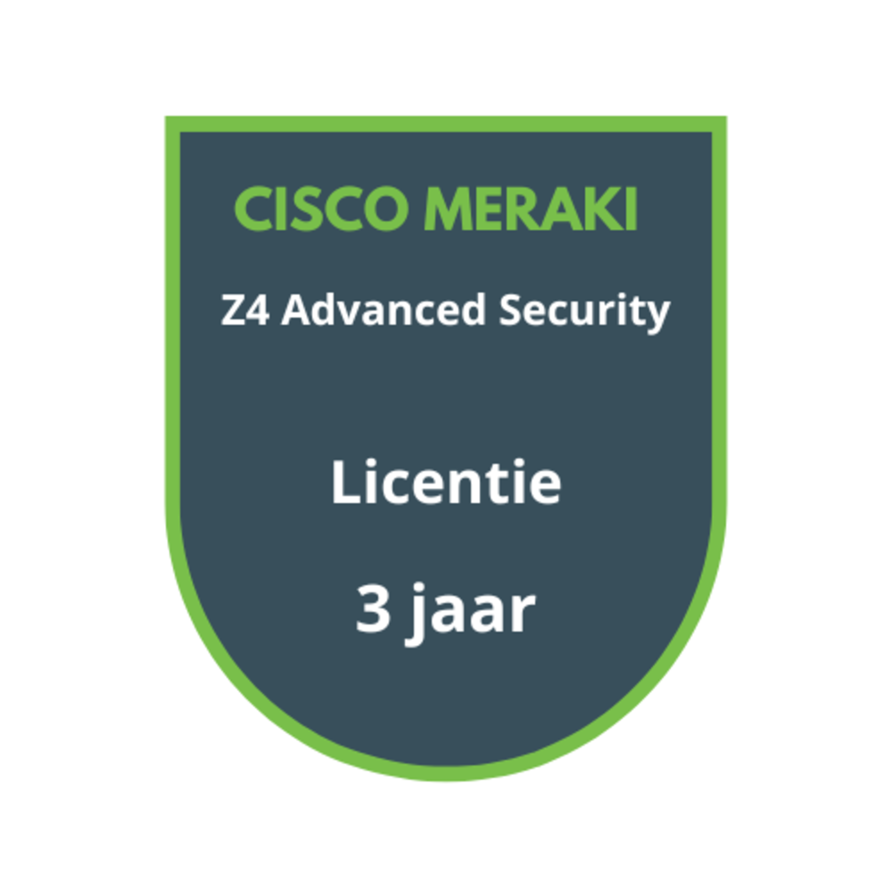 Cisco Meraki Z4 Advanced Security Licentie 3 jaar