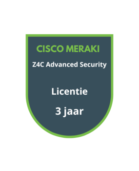 Cisco Meraki Z4C Advanced Security Licentie 3 jaar Cisco Meraki Z4C Advanced Security Licentie 3 jaar