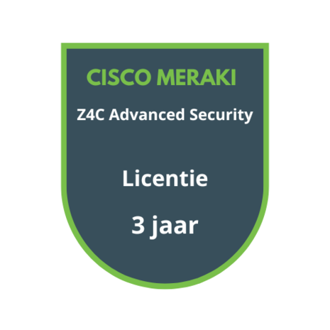 Cisco Meraki Z4C Advanced Security Licentie 3 jaar