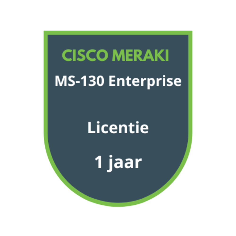 Cisco Meraki MS130-8/8P/8P-I/8X/12X Licentie 1 jaar