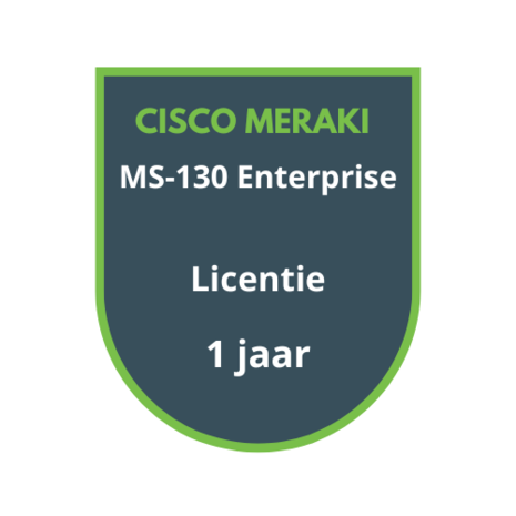 Cisco Meraki MS130-8/8P/8P-I/8X/12X Licentie 1 jaar