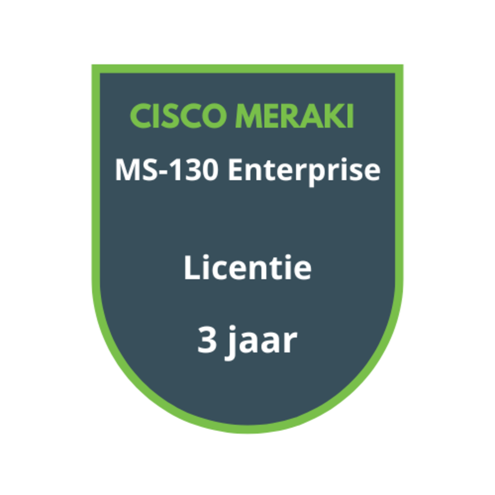 Cisco Meraki MS130-8/8P/8P-I/8X/12X Licentie 3 jaar