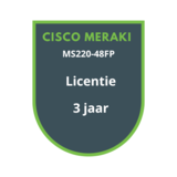Cisco Meraki MS220-48FP Licentie 3 jaar Cisco Meraki MS220-48FP Licentie 3 jaar