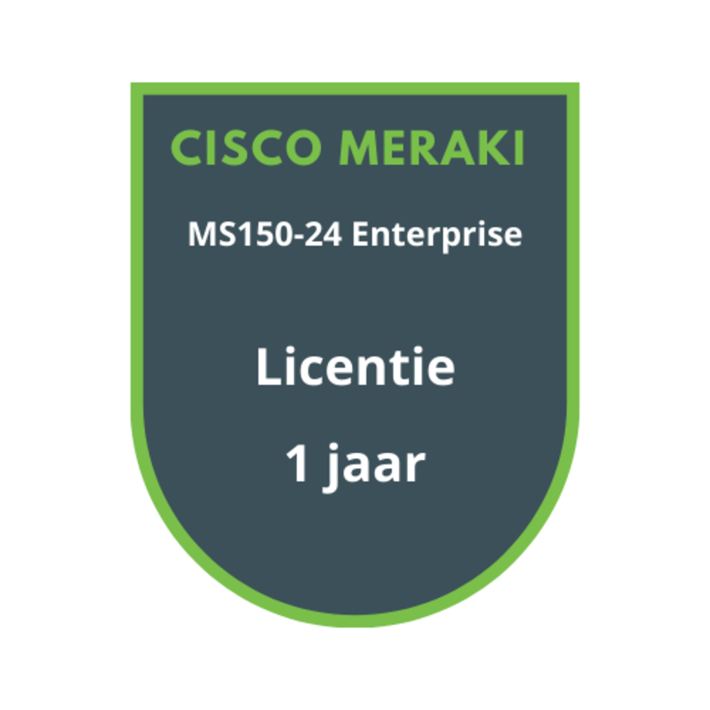 Cisco Meraki MS150-24 Enterprise Licentie 1 jaar