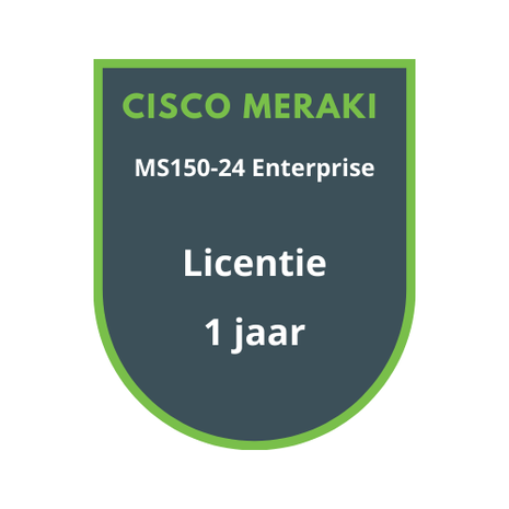 Cisco Meraki MS150-24 Enterprise Licentie 1 jaar