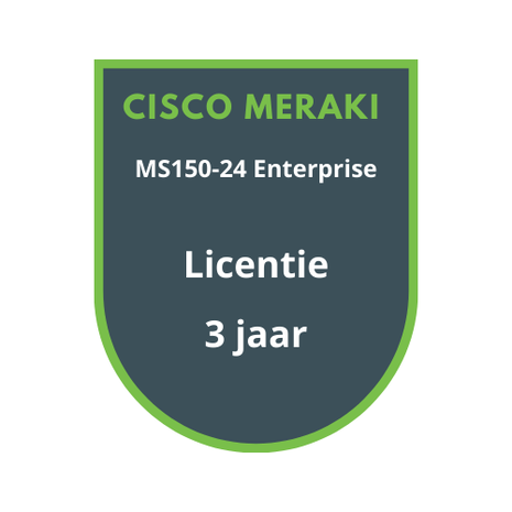Cisco Meraki MS150-24 Enterprise Licentie 3 jaar