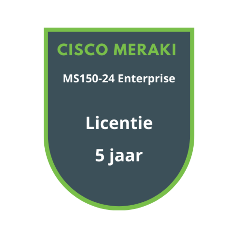 Cisco Meraki MS150-24 Enterprise Licentie 5 jaar