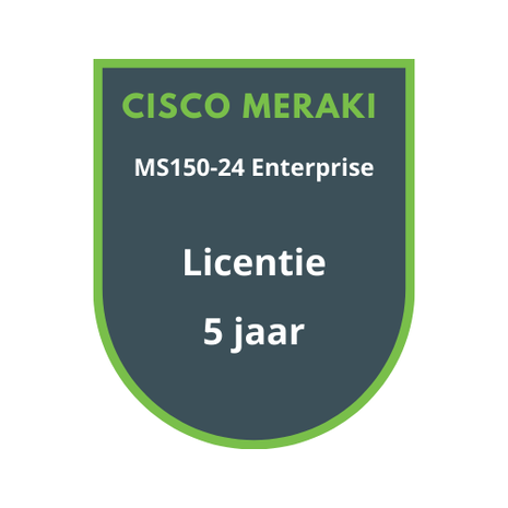 Cisco Meraki MS150-24 Enterprise Licentie 5 jaar