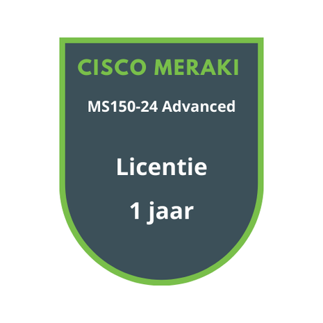 Cisco Meraki MS150-24 Advanced Licentie 1 jaar