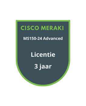 Cisco Meraki MS150-24 Advanced Licentie 3 jaar Cisco Meraki MS150-24 Advanced Licentie 3 jaar