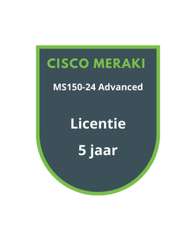 Cisco Meraki MS150-24 Advanced Licentie 5 jaar Cisco Meraki MS150-24 Advanced Licentie 5 jaar