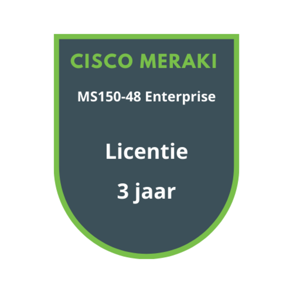 Cisco Meraki MS150-48 Enterprise Licentie 3 jaar