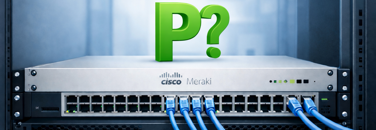 Waar staat de P voor bij Cisco Meraki producten?