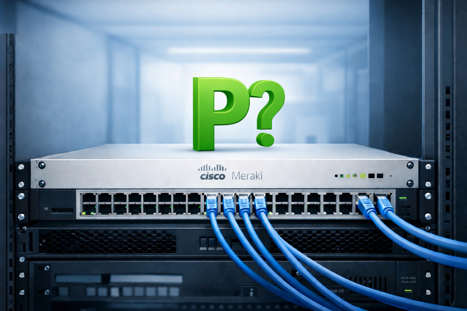 Waar staat de P voor bij Cisco Meraki producten?