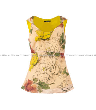 WOVEN TOP ST ALL OVER FLOWERS SHELL - 191MT221303821