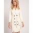 FIFTH HOUSE - Nato Blazer Dress Off White // UITVERKOOP MERK // UITVERKOOP MERK - webshop