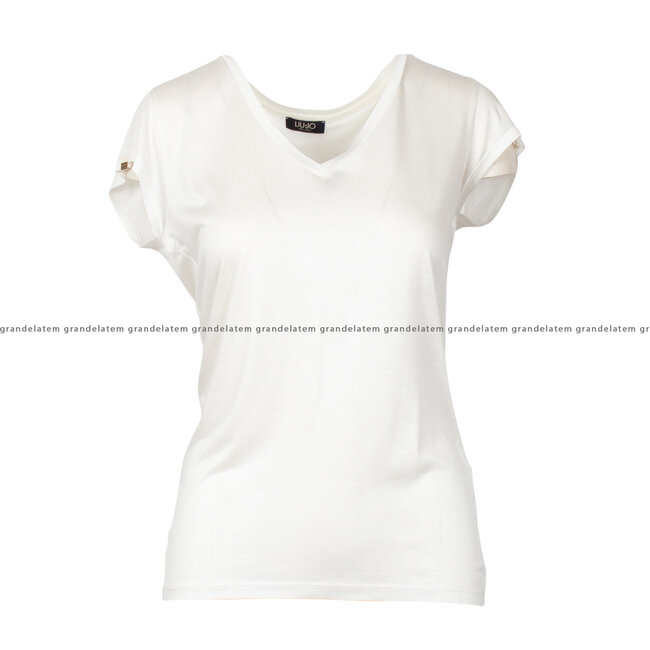 LIU JO - JERSEY MODAL - T-SHIRT - CA3294-J6602 - X0256 ⎜ WEBSHOP