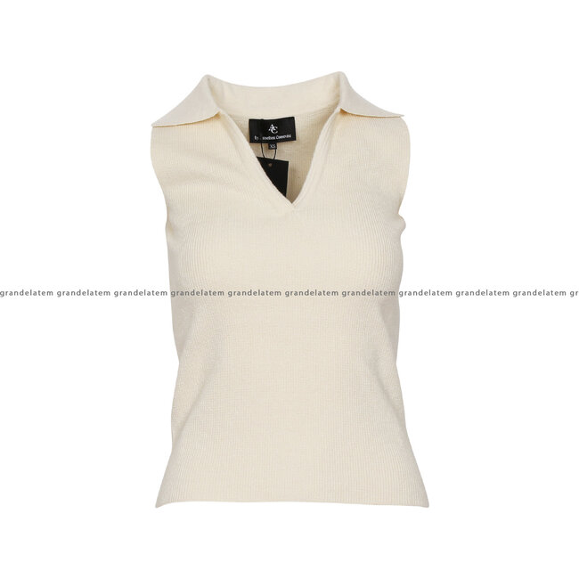 AC by Annelien Coorevits  kledij - top Ac Eveline top corchet crème ⎜ WEBSHOP