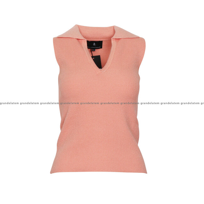 AC by Annelien Coorevits  kledij - top Ac Eveline top corchet roze ⎜ WEBSHOP