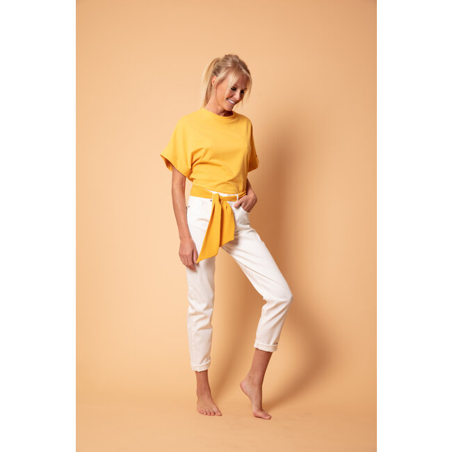 AC by Annelien Coorevits  kledij - jeansbroek AC Robbie broek denim wit ⎜ WEBSHOP