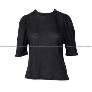 Berenice Berenice kledij t-shirt - T-shirt ronde hals CARBON - 16ELECTRA1UTS