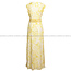 PATRIZIA PEPE kledij kleed - 2A2523 - A253 - XV80 - DRESS - Yellow Flower ⎜ WEBSHOP