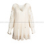 PATRIZIA PEPE kledij kleed - 2A2531 - A256 - W347 - DRESS - Linen White ⎜ WEBSHOP