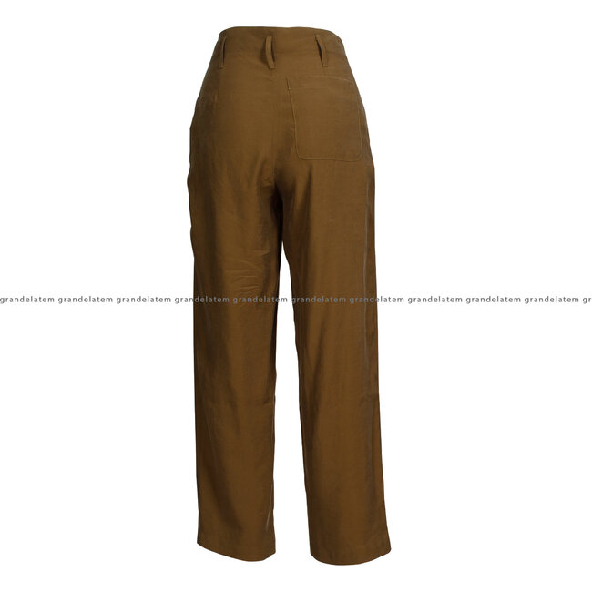 Les Bo-hemiennes kledij broek - MARMI PANT - KAKI VISCOSE ⎜ WEBSHOP