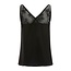 GUESS kledij top -  SL LAURA LACE TOP - Jet Black A996 - W3YH55 WD8G2 - JBLK ⎜ WEBSHOP