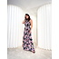 GUESS kledij kleed -  HALTER NECK KATIA MAXI DRESS - CIAOBELLA PRINT BLUE - W3YK56 WFJI0 - P7IW ⎜ WEBSHOP