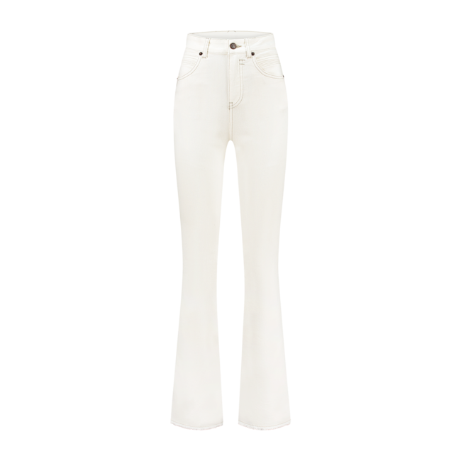 FIFTH HOUSE - Bella Flare Jeans - Off White // UITVERKOOP MERK - webshop