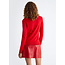 LIU JO kledij trui - f.12 basic shine SWEATER - FEEL ROUGE - MF3391-MS49I-91757 ⎜ WEBSHOP