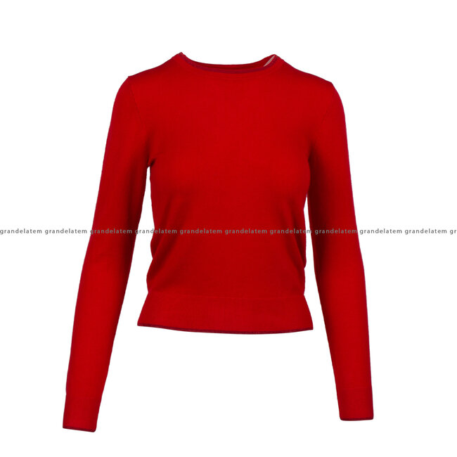 LIU JO kledij trui - f.12 basic shine SWEATER - FEEL ROUGE - MF3391-MS49I-91757 ⎜ WEBSHOP