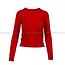 LIU JO kledij trui - f.12 basic shine SWEATER - FEEL ROUGE - MF3391-MS49I-91757 ⎜ WEBSHOP