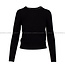 LIU JO kledij trui - f.12 basic shine SWEATER - NERO - MF3391-MS49I-22222 ⎜ WEBSHOP