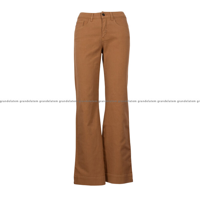 AC by Annelien Coorevits kledij jeansbroek -  AC robbie jeans flared   camel ⎜ WEBSHOP