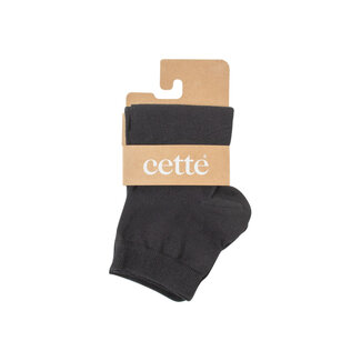 CETTE - FINE COTTON ANKLE SOCKS - 902 BLACK