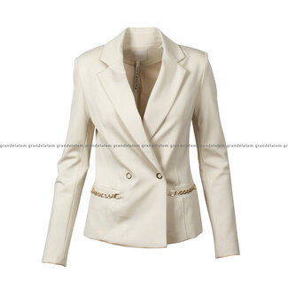 GUESS GUESS kledij jas -  ADELE CHAIN BLAZER - PEARL OYSTER - W3BN58 KBJP2 - G1M5