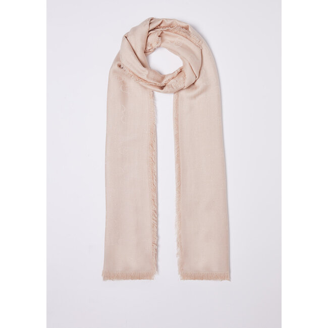 LIU JO accessoires sjaal - 2F3080-T0300-00005-"LOGO - SCARF NATURALE ⎜ WEBSHOP