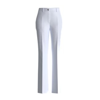 GUESS Carla Women's Trousers, white/beige : : Fashion