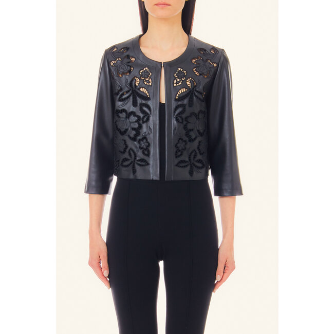 LIU JO  Collection TESSUTO SPALMATO LASERATO - JACKET CA4441-E0624 - 22222 ⎜ WEBSHOP