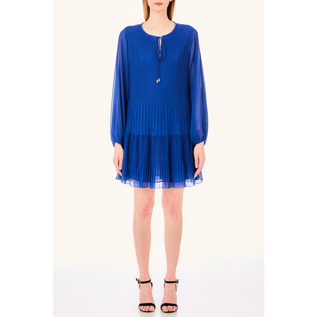 LIU JO  White LIU JO TESS PLISSET - DRESS MA4106-T5975 - X0484 ⎜ WEBSHOP