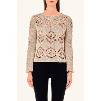 LIU JO LIU JO  White f.5 summer bling - SWEATER MA4230-MA670 - 51308