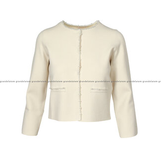 LIU JO LIU JO  White f.14 sweet pearls - JACKET MA4024-MS99E - 20304