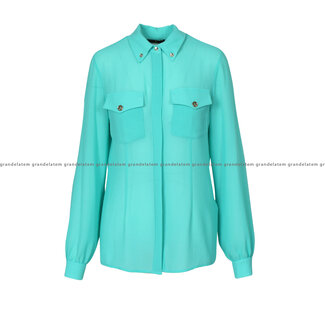 Fracomina Fracomina - SHIRT TURQUOISE  - FS24ST6004W41201-268  ⎜ WEBSHOP