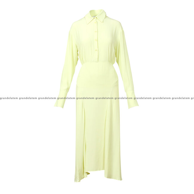 PATRIZIA PEPE DRESS Citrine Green 8A1271 - A8I1 - G568  ⎜ WEBSHOP